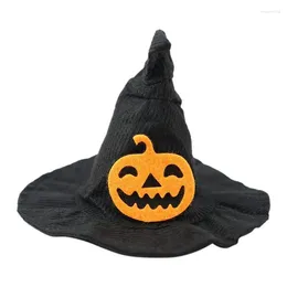 Dog Apparel Cat Witch Costume Adjustable Size Hat For Wizard Not Shed Hair Spooky Pumpkin Friends Pet Lovers