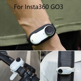 Bags Suitable for Insta360 GO3 Sports Development Strap Silicone Protective Case Mounting Wristband Backpack Strap