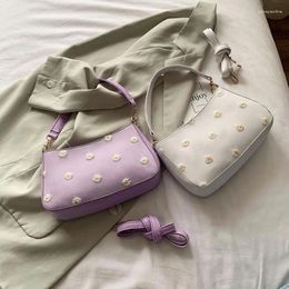 Shoulder Bags Fairy Bag 2024 Summer Korean Version Of The Small Daisy Fashion One-shoulder Messenger Underarm