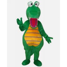 2024 Adult size Crocodile Mascot Costume halloween Carnival Unisex Adults Outfit fancy costume Cartoon theme fancy dress