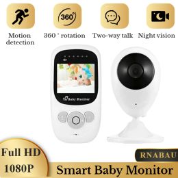 Monitors 2.4 Inch Baby Watcher Two Way Audio Intercom Infrared Night Vision Wireless Smart Baby Monitor Portable Camera Nanny Cam