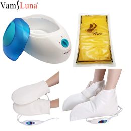 Heaters 2.2L Wax Warmer Paraffin Heater Paraffin Therapy SPA For Hands and Feet Wax Hair Removal Heated Electrical Booties and Glove