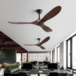 70 Inch Large Ceiling Fan With Remote Control DC Motor Reverse Wood Blades Fans Lighting High Quanlity Design Wooden Fans Light