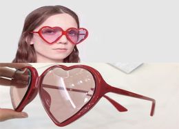 0360s Top Quality heart frame Popular fashion style women designer sunglasses UV Protection eyewear with original box 03602880082