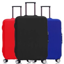 Accessories Solid Color Luggage Cover Washable Protective Cover Thicker Dust Cover Apply To 18''32'' Suitcase Travel Accessories