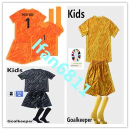 2024 Kids Goalkeeper PICKFORD soccer jerseys 2024 eNGLanDS RAMSDALE POPE KANE BELLINGHAM football shirt children Football set