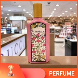 Stock Brand Flora Perfumes For Women Cologne 100ml Woman Sexy Fragrance Spray EDP Parfums Royal Essence Wedding Perfum