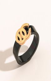 Europe and America Luxury Jewelry Designer Item Rings Women Love Charms Wedding Supplies 18K Gold Plated Stainless Steel Ring Fine4005174