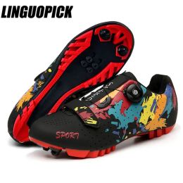 Footwear 2023 cycling shoes mtb bike sneakers cleat Nonslip Men's Mountain biking shoes Bicycle shoes spd road footwear speed mansneaker