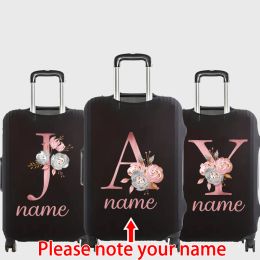 Accessories Free Custom Name Luggage Cover Protective Case Elastic Apply To 1832 Inch Travel Luggage Dust Cover Travel Accessories