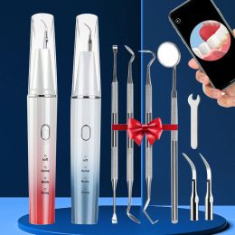 Heads Visual Dental Teeth Whitening Tartar Remover Ultrasonic Teeth Cleaner Electric Toothbrush Dental Stone Removal Scaler