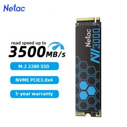 Drives NETAC NVMe M.2 1TB 2TB SSD 3500MB/s Hard Drive M2 ssd 250GB 500GB PCIe 3.0 Internal Hard Disc for Laptop Desktop