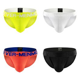 Sexy CLEVER-MENMODE Men Underwear Mesh Briefs Pouch Thin Underpants Bondage Elastic Strap Band Slips Lingerie Panties W0412