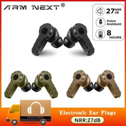 Accessories ARM NEXT military tactical electronic shooting earbuds pickup noise reduction headphones, hearing protection hunting earbuds.