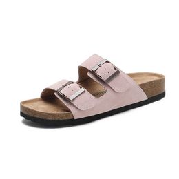 fashion Sandals Germany Designer Sandals Slipper Suede Taupe Soft Footbed Leather Clogs Slippers Beige Pink Black mens slides Dark Grey White Olive unisex platform