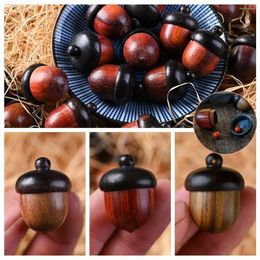 Storage Bottles Mini Acorn Shape Outdoor Tablet Container Granule Sandalwood Rescue Case