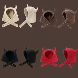 Hats Trapper Womens Winter Warm Tweed Hat Cute Ear Protector Caps Plush Pullover Outdoor Windproof Earflap 231219 flap