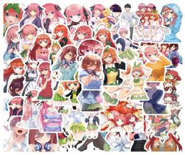 50 PCS Mixed skateboard Stickers Anime Quintessential Quintuplets For Car Laptop Fridge Helmet Pad Bicycle Bike Motorcycle PS4 boo7675717