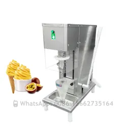 Makers Commercial Electric Swirl Drill Ice Cream Mixer Machine 750W Frozen Yoghourt Ice Cream Machine With Cleaning Function