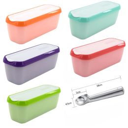 Tools Reusable Ice Cream Tub Containers For Homemade Ice Cream Sorbets Yogurts Or Gelatos Stackable Storage Containers