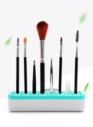 Silicone Makeup Brush Storage Boxs Makeup Brush Holder Rack Brush shelf Cosmetics Tool Kit Storage Case Organiser GGA370919607141