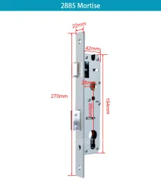 Control 2885 3085 3585 4585 5085 5585 6085 7085 Size Lock Body Mortise for Slim SMART Aluminium Doors Locks