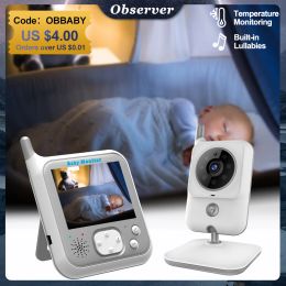 Monitors VB607 Video Baby Monitor 3.2 Inch LCD Babysitter 2 Way Audio Night Light Cam Temperature Detection Nanny Pet Baby Lullaby Camera