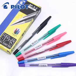 12pcs PILOT Ballpoint Pen BP-S-F Classic Coloured 0.7mm Smooth Writing School Office Supplies Japanese Stationery