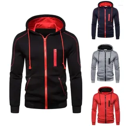 Men's Hoodies Casual And Fashionable Cardigan Hooded Sweater Jacket For Autumn Winter In Foreign Trade