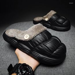 Slippers High Quality Couple's Indoor Outside EVA Thick Bottom Shoes Cotton Slides Beautiful And Fashion House Sandals