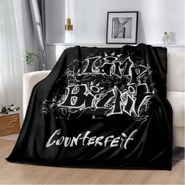 Blankets Band L-Limp Bizkit Logo Flannel Soft Warm Blanket Retro Bed Bedroom Living Room Travel Picnic Birthday Gift