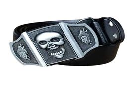 Men039s Belt with lighter Golden skull lighter belt buckle metal lighters Kerosene lighter belt for men gift J01219300382