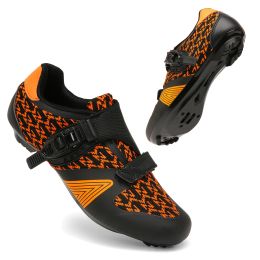 Footwear Selflocking Cycling Shoes Men Dirt Road Bike Shoes Buckle Flat Cycling Sneakers Offroad Mountain Bicycle Shoes Racing Shoes