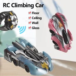 Cars RC Car Climb Wall 2.4G Anti Gravity Climbing Remote Control Car 360 Rotating Stunt Car Climber Auto Toy for Kids Boy Girl Gift