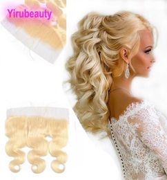 Indian Human Hair 13X4 Lace Frontal 613 Closures Body Wave Ear To Ear Virgin Hair Part 1224inch5523946