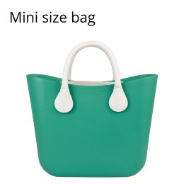 Bags New Mini EVA Bag with Insert Colourful Handles EVA Silicon Rubber Obag O Bag Style Waterproof Bag DIY Women Handbag