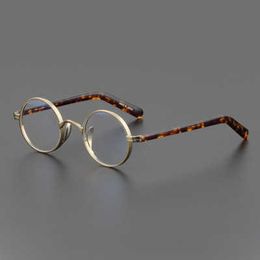 designer sunglasses Japanese collection of John Lennons same small round frame Republic of China style glasses