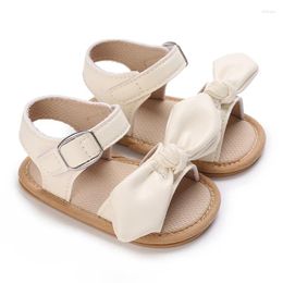First Walkers Summer Baby Shoes Sandal Infant Girls Boys Casual Bowknot Born Breathable Anti-Slip Soft Sole Slippers