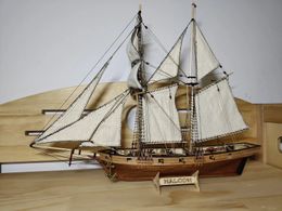 Standard Version Hobby ship model Kits Halcon 1840 Ship Lifeboat mode lkits Offer English Instruction 240408