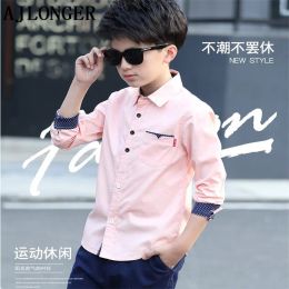 T-shirts Spring Autumn Children's Clothes Boys Shirts Long Sleeve Boy Shirts for Kids Casual Shirts Tops