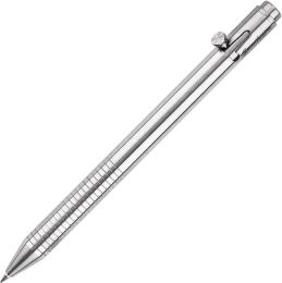 Pens SMOOTHERPRO Titanium Bolt Action Pen Retractable Gel Pen Compatible with Pilot G2 Refill Lightweight Slim Shape