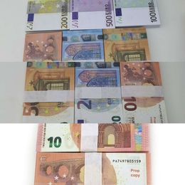 Party Supplies Movie Money Banknote 10 20 50 100 200 500 Dollar Euros Realistic Toy Bar Props Copy Currency Fauxbillets 100PCSPa6488714UE26LCRCBJTE