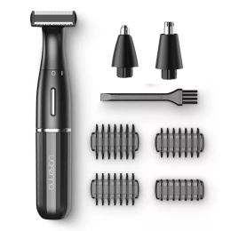 Clippers Men's Electric Groyne Hair Trimmer Body Shaver for Men Bikini Epilator Rechargeable Razor Body Grooming Clipper Shaving Kit