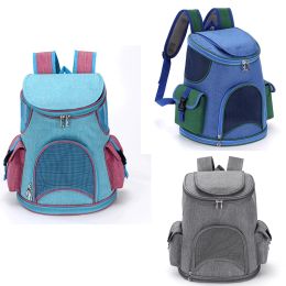 Bags Outdoor Pet Travel Double Backpack Foldable Cat And Dog Pet Box Pet Supplies Travel Fashion Pet Carrying Front Bag