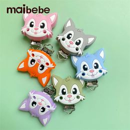 3pcs Cat mary Silicone Pacifier Clip DIY Baby Teething Teether Necklace Bead Tool Nurs Gift Accessories 240422