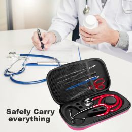 Bags Stethoscope Case Lightweight Stethoscope Storage Bag Shockproof Scratchproof Builtin Net Carrying First Aid Medical Box Doctor