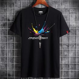 Shirts 2022 Newest T Shirt for Men Clothing Anime Fitness White O Neck Man Tshirt For Male Oversized S6XL New Men Tshirts Goth Punk