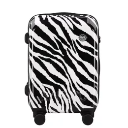 Luggage New Fashion Trolley Zebra Suitcase Leopard Print 20/24/28 Inch Male Boarding Travel Luggage