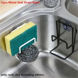 Organization 1Pcs Metal Sink Drain Rack Organizer Kitchen Sucker Sponge Storage Drying Holder