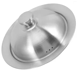 Double Boilers Stainless Steel Flying Saucer Food Tray Steaming Plate Candy Holder Air Fryers Steamer Salad